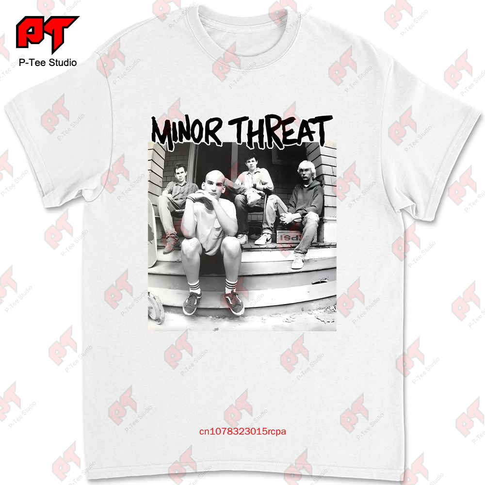 Vintage 90S Minor Threat T Shirt Xl Fugazi Hardcore Punk Black Flag Bad Brains 3EIW