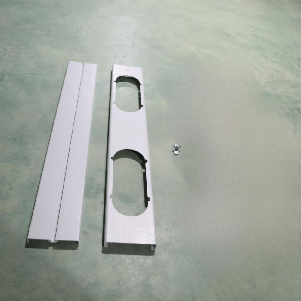 2/3/4pcs Double Hole Window Slide Plate Kit Adjustable Height Windshield Home Use