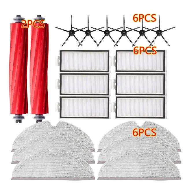 Основная боковая щетка HEPA-фильтр для Xiaomi Roborock Q7 Max/Max+/T8, запасные части для пылесоса, крышка, тряпка для швабры