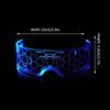 Colorful Luminous Glasses for Music Bar KTV Christmas Valentine's Day Party Decoration LED Goggles Festival Performance Props