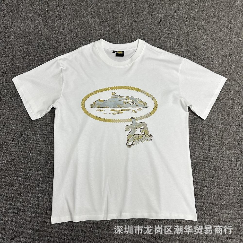 Cross-border Corteiz tide brand Alcatraz summer retro printing men's and women's trend loose casual short-sleeved T-shirt