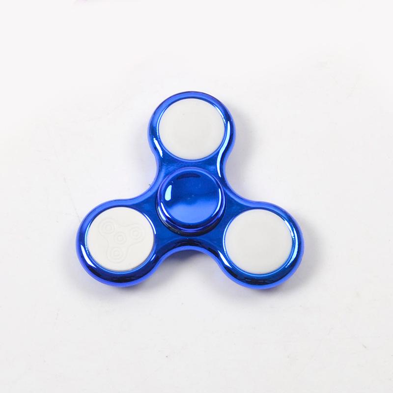 6colors Creative LED Light Luminous Fidget Spinner Changes Hand Spinner Golw In the Dark Stress Relief Toys For Kids