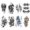 Tattoo Sticker Totem Black Dragon Downhill Tiger Snake Animal Pattern Waterproof Tattoo Sticker Amazon Simulation Tattoo