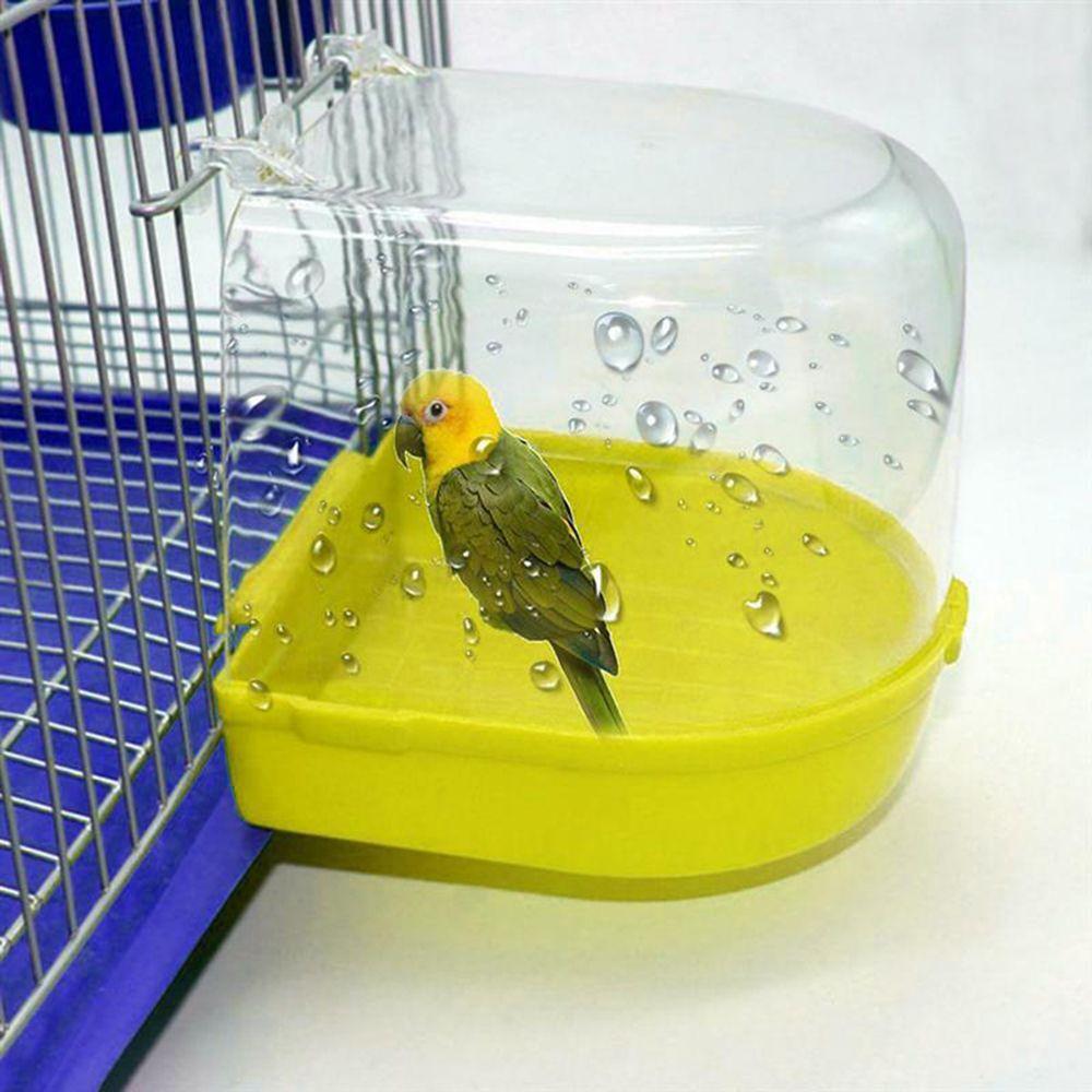 Plastic Box Bird Supplies Pet Cleaning For Pet Shower Bird Bathtub Birdbath Parrot Bathing