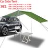 Outdoor Camping SUV Car Side Tent, UV Protection Carport, Portable Auto Canopy Camper Trailer Sun Shade for Camping, Outdoor