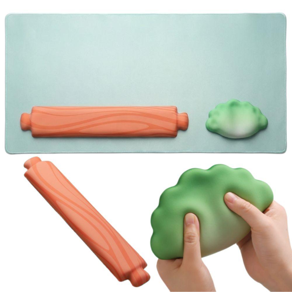 Ergonomic Keyboard Hand Rest Memory Foam Mouse Pad Wrist Rest Mouse Wrist Rest  For Office Games