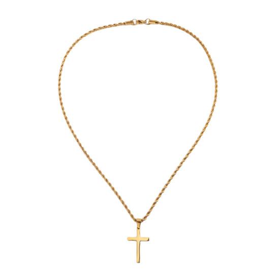 Ожерелье Yousheng для мужчин женщин из титановой стали кубинская цепочка ожерелье изящный кулон веры христианские религиозные ювелирные изделия подарки для мамы жены ее