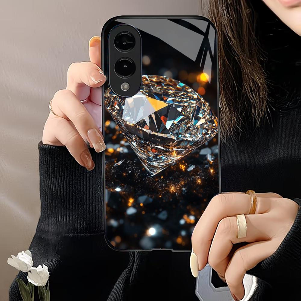 Роскошный кристальный алмазный чехол для телефона s26 ultra чехол s25 ultra чехол стекло для Samsung Galaxy S26 S25 S24 S23 S22 FE Ultra Plus
