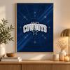 Dallas Cowboys Diamond Painting Kit 5D Full Drill DIY Diamond Mosaic Wall Art Home Decor