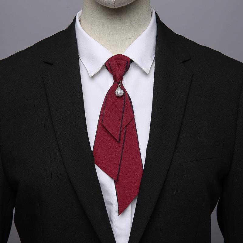 1 шт. Блузка простая из полиэфирного волокна в студенческом стиле женская рубашка с галстуком-бабочкой пиджак с инкрустацией из синтетического жемчуга