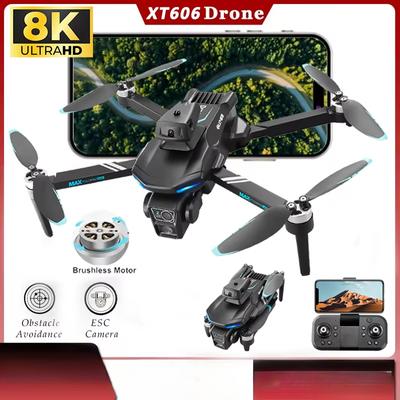 2025 Новый RC Дрон 4K/6K HD ESC Камера WIFI FPV Препятствия Обход Аэрофотосъемка Оптический Поток Складной Бесщеточный Квадрокоптер Игрушка Подарок