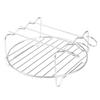 Baking Tray Skewers Air Fryer Stainless Steel Holder Bbq Rack Double-Deck
