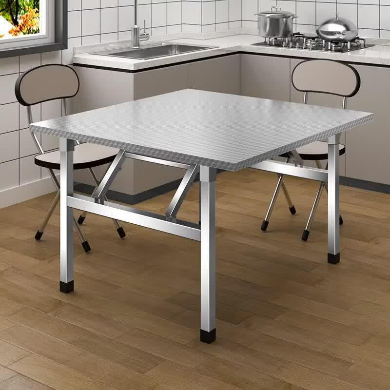 ZLIII Portable Stainless Steel Folding Table