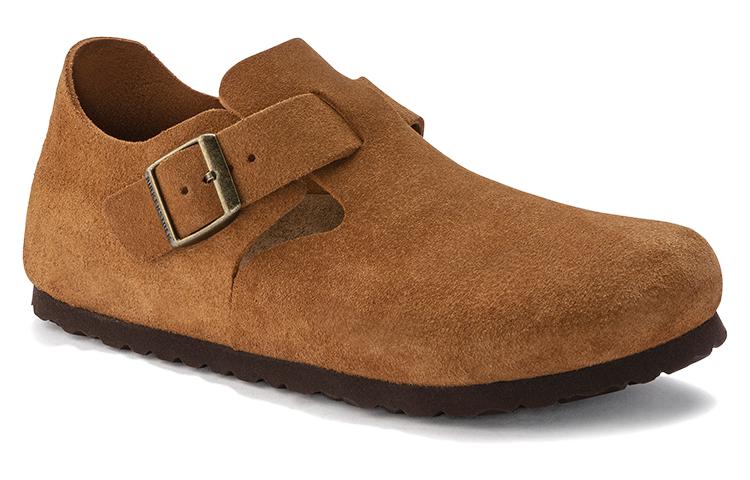 Birkenstock Женская London Suede Leather 'Mink' 1023650