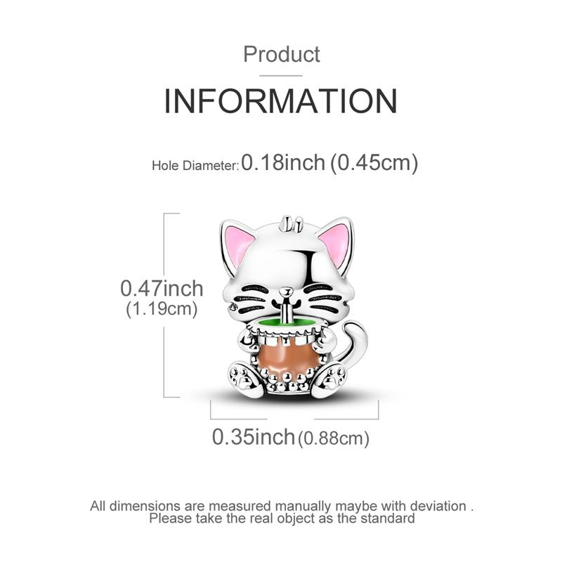 Original Copper Animal Series Charms Giraffe Dog Squirrel Koi Fish Beads Pendants Fit Bracelets Diy Jewelry Gift