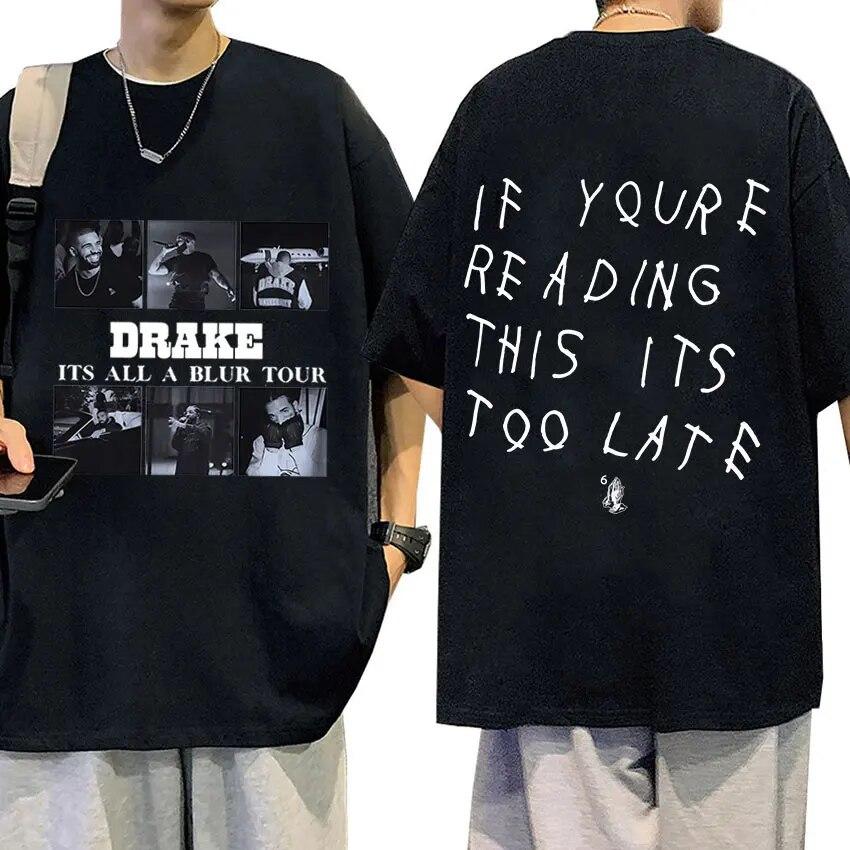 Рэпер Дрейк, новая футболка большого размера, сертифицированная футболка для мальчиков с принтом альбома Lover Boy, унисекс, повседневные забавные футболки в стиле хип-хоп, уличная одежда унисекс