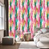 Brushstrokes wallpaper powder pink and sea blue 50x1000