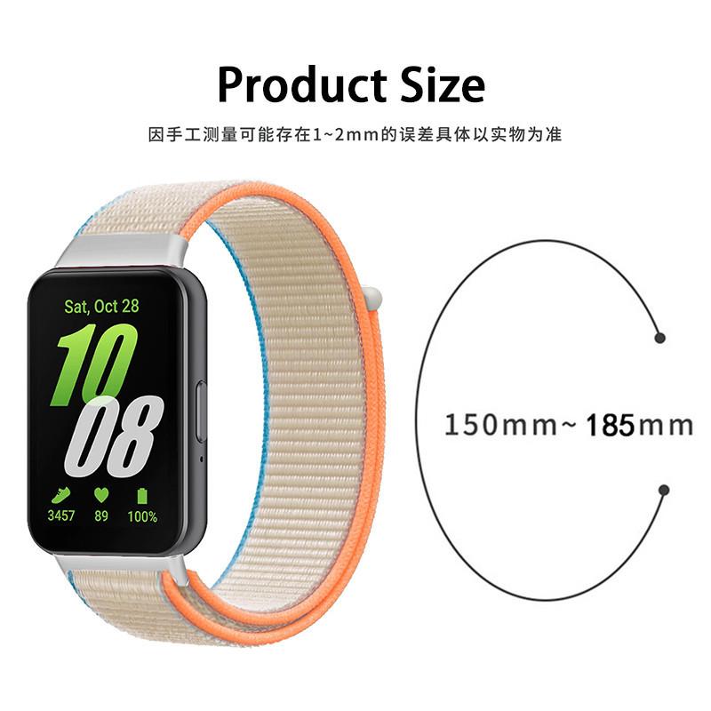 Нейлоновый ремешок для Samsung Galaxy Fit 3, регулируемый эластичный браслет-петля, ремешок для часов для Samsung Galaxy Fit3, сменный ремешок
