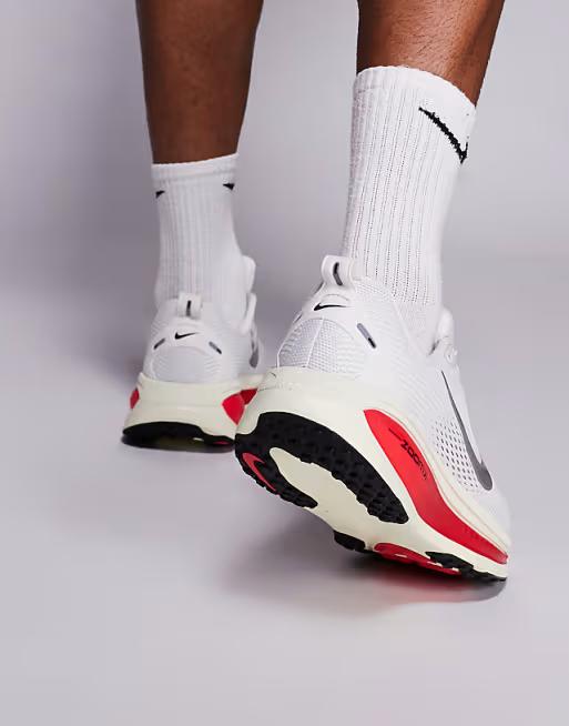 Nike Кроссовки Vomero Plus Белый Черный Ярко-малиновый HV8150-100