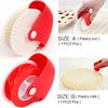 2TYPE Professional Pizza Lattice Cutter Pastry Wheel Roller Baking Rolling Tool Stonego Baking