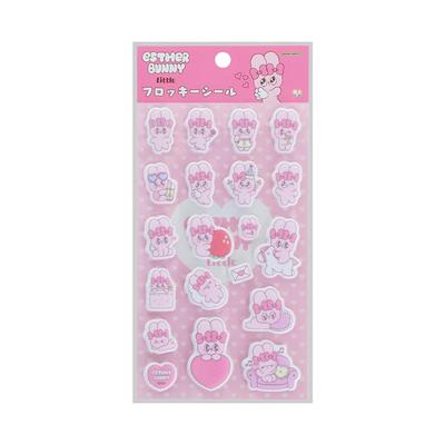 Канцтовары Esther Bunny Товары Плюшевая игрушка Розовая S8821640 Sun-Star Наклейки, Стиль, Флокированные,