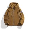 Spring and Autumn New Shock Jacket Men's Functional Working Outdoor Waterproof Hooded Cardigan Jacket