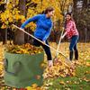 Garden Waste Bag Collapsible Canvas Reusable Water Resistant Garden Yard Leaf Waste Bag Waste Sack with Handles Storage