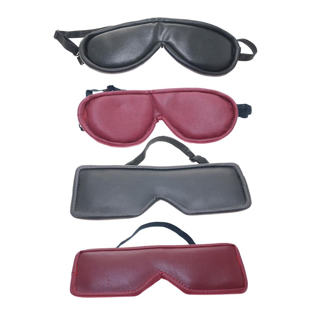 BDSM Eye Mask Sex Bondage Adult Game Couples PU Leather Eye Mask Wearble Costumes For Women Man Cosplay Toys Fun Prop Halloween