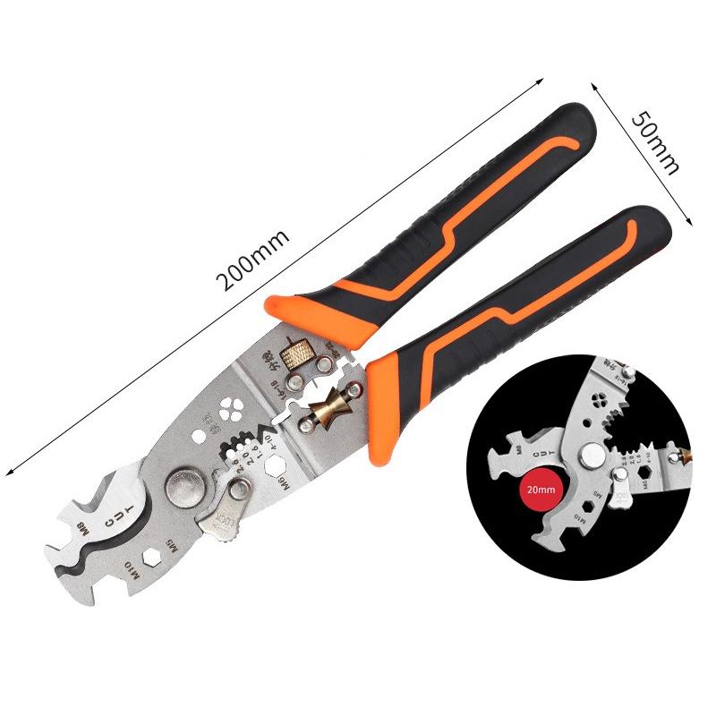 "Специализированный инструмент для зачистки и разделки проводов электрика с 28 функциями в 1"