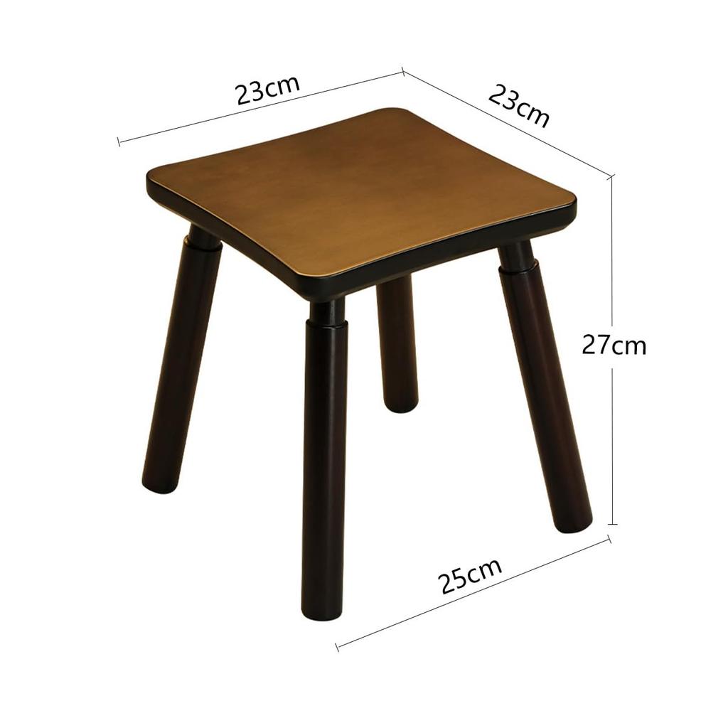 Low Step Under Step Entryway Natural Bamboo Low Stool for Changing Small Indoor Mini Stool Stool, Stool, Footstool, Desk, Footrest, Ladder, Seat,
