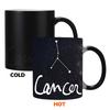 Horoscope Heat Changing Mug 11oz Constellation Tea Cup Ceramic Heat Sensitive Coffee