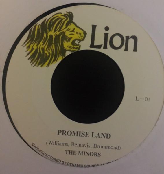 7-дюймовая пластинка MINORS Promise Land L01 Lion 2012 Великобритания Регги Ска Даб Б/у