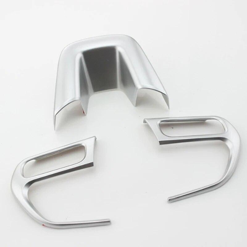 My Good Car ABS Chrome Steering Wheel Cover Trim Stickers for Jeep Compass 2017 2018 Renegade 2015 2016 2017 Accessories