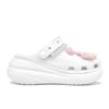 Crocs Сабо Crush Qingshan Pearl Camellia Простые и универсальные Пухлые Модный тренд Повседневные Дырочные туфли Женские Белые