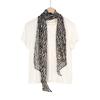 Women's French Style Lightweight Georgette Long Scarf