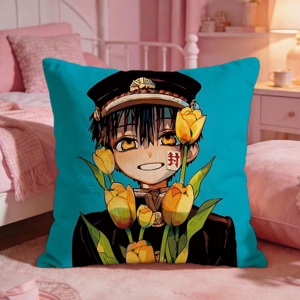 bBound Hanakokun Cushion Cover Premium Comfort Reversible Pillow Cove Two in One Design for Any Room  Car Interior