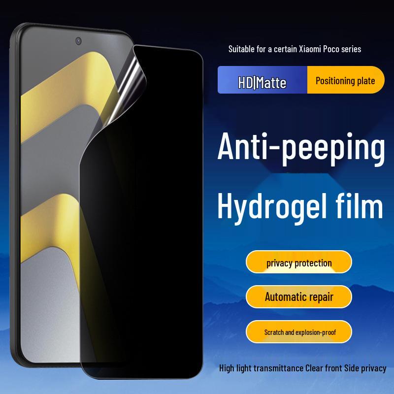 Гидрогелевая пленка Xiao Mou Mi POCO M8 Pro/F8 Ultra HD с защитой от подглядывания