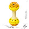 Игрушка-погремушка и хваталка для новорожденных, 6-12 месяцев, для раннего обучения и головоломок