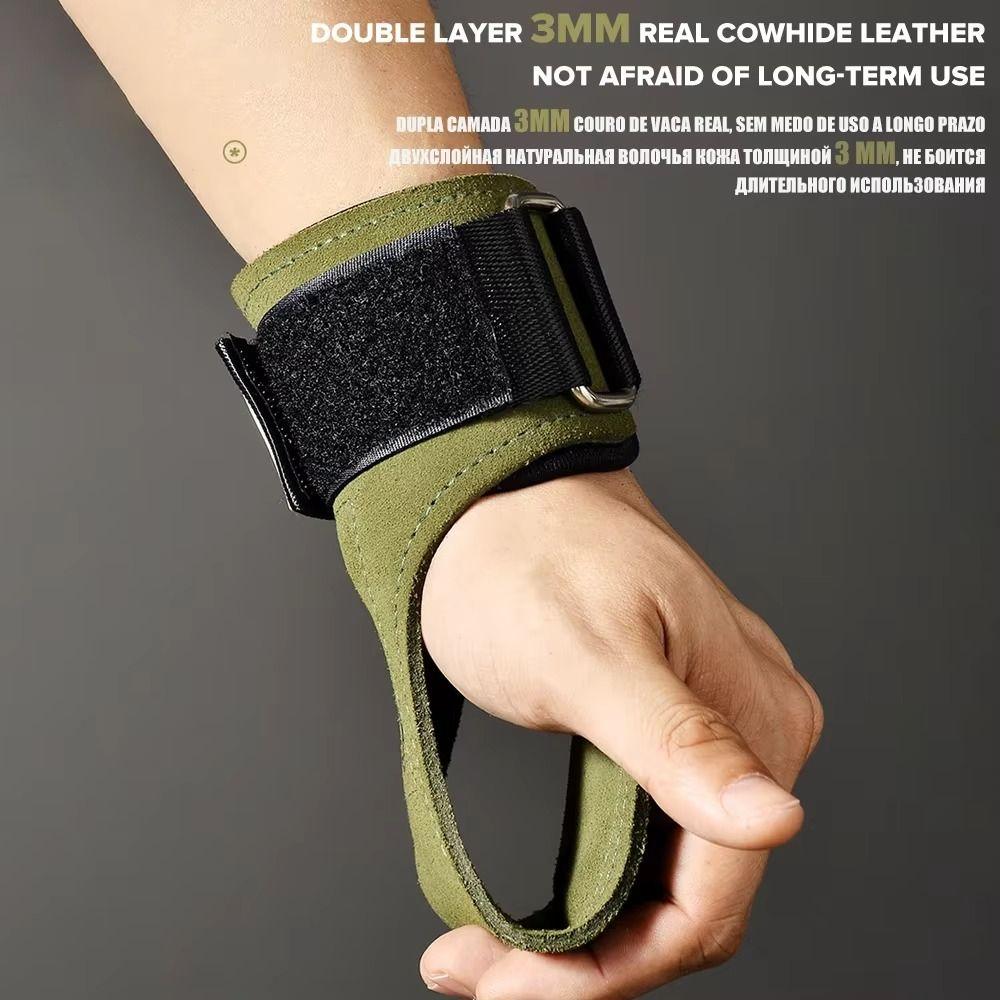 1 Pair Thicken Fitness Power Straps SBR Deadlift Power Straps Muscle Man Wrist Straps Deadlift