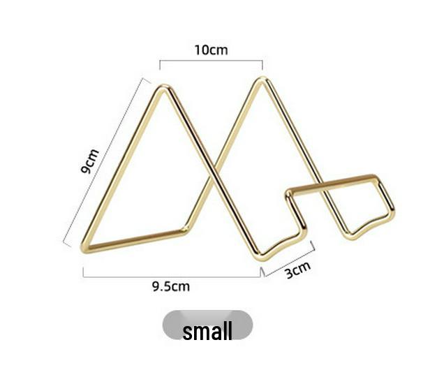 Геометрический кованый железный настольный органайзер для хранения и подставка для демонстрации