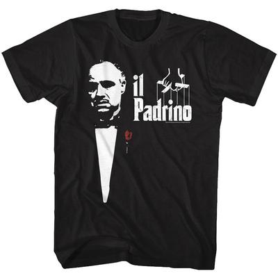 Крестный отец Il Padrino Логотип фильма Дон Корлеоне Красная Роза Мужская футболка