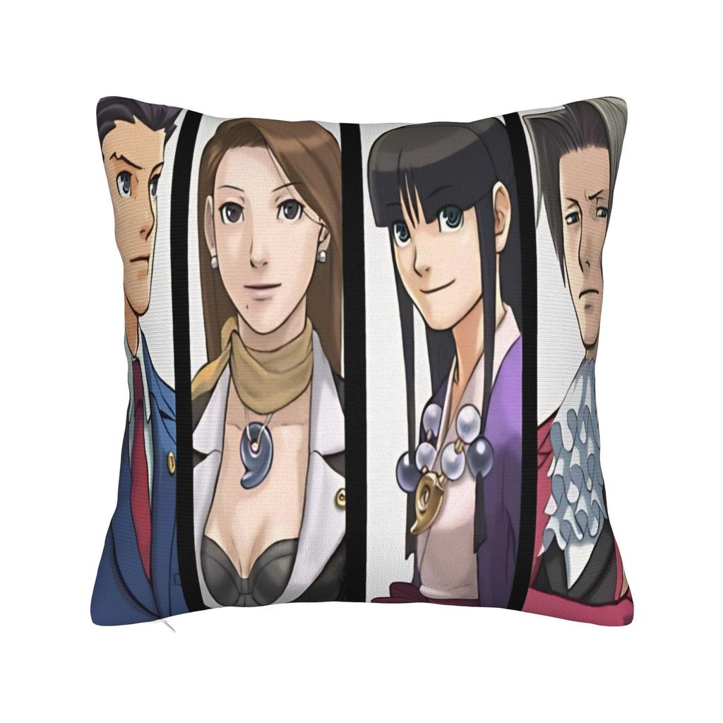 Ace Attorney Pillowcases Morden Pillow Case For Living Room Bed Chair Comfy Pillow Cover