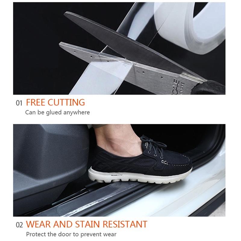 3 м/10 м наклейки для автомобиля, защитная пленка для края двери, против царапин, прозрачная пленка, стиль, автоаксессуары