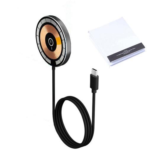 Charger Adapter 15W High Power Magnetic Fast Charging Phone Desktop Wireless Charger for iPhone 14 13 12 Pro