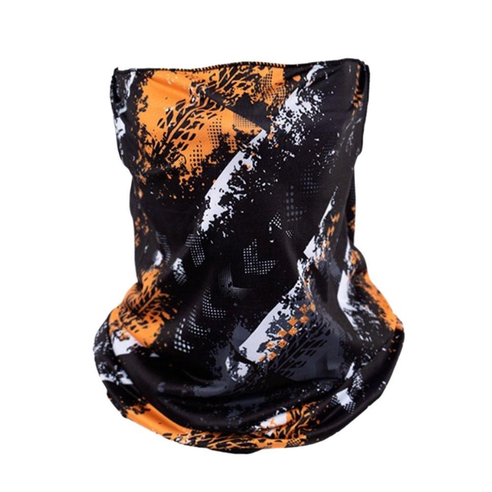 Дышащий прохладный шарф для лица эластичный шарф-балаклава для лица шелковая бандана лето
