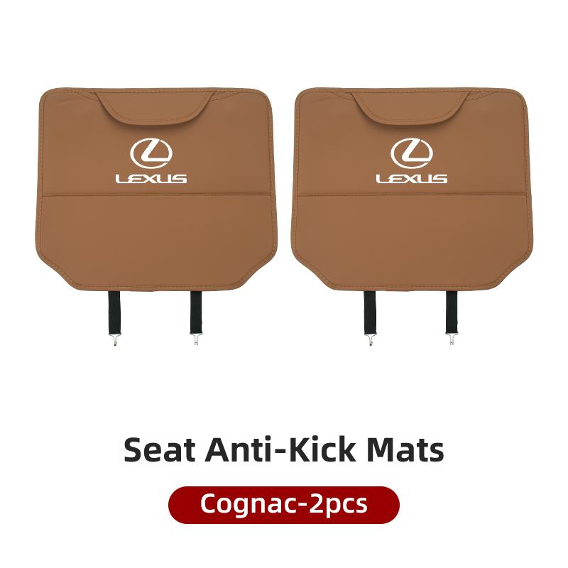 2026 Hot Interior Stickers Car Seat Anti-Kick Pad Seatback Storage Protector Cover Accessories For Lexus CT ES GS NX IS250 CT200