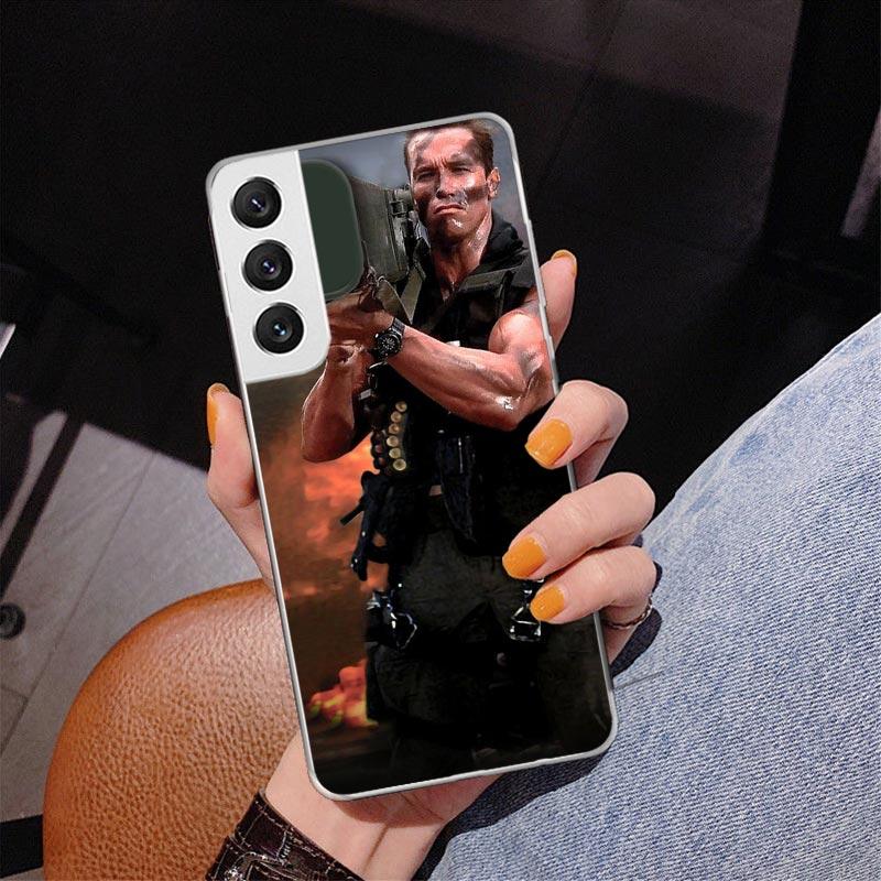 Чехол для телефона Arnold Schwarzenegger Terminator для Samsung Galaxy S24 S25 Edge S26 Ultra S23 S22 S21 Plus S20 FE + Персонализированный Pri
