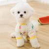 Pet Teddy Than Bear Dog Clothes Four-legged Home Clothes Spring and Autumn Summer Thin Breathable Anti-hair Loss
