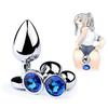 Anal Plug Sex Toys Mini Round Shaped Metal Stainless Smooth Steel Butt