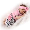 Popular 22 Inch Reborn Baby Dolls Sleeping Lifelike Soft Cloth Body Newborn Dolls Realistic Implanted Mohair Simulation Dolls for Kids Birthday Gfit